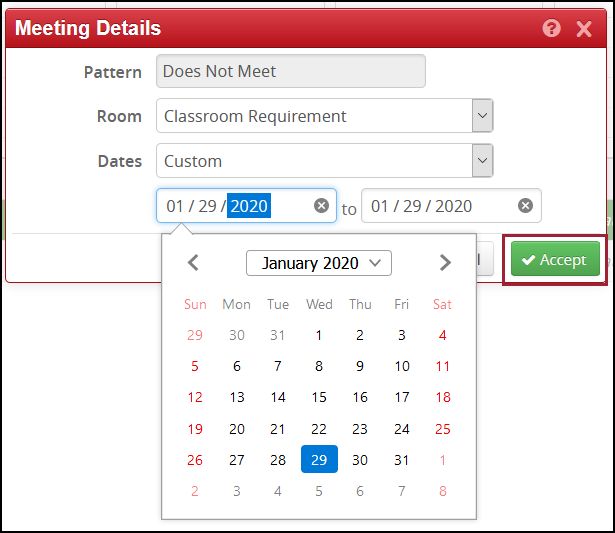 select dates for multiple dates